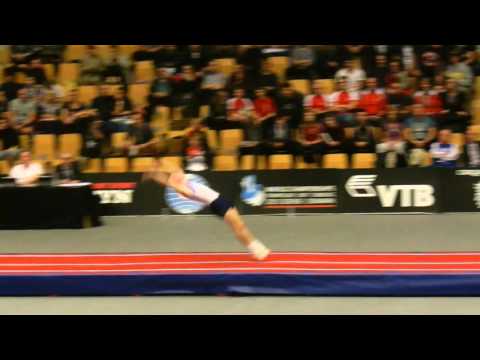 UKR Viktor Kyforenko Prelim 2nd Pass 2015 World Champs Tumbling