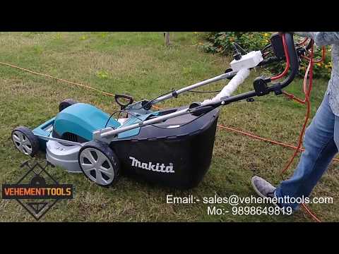 Elektrinė savaeigė vejapjovė Makita ELM4621 - 1000 m² - 46 cm - 4in1 video