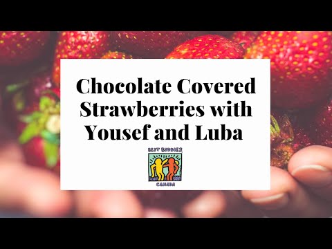 Chocolate Covered Strawberries with Yousef and Luba
