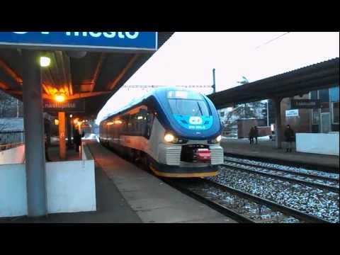 Odjezd vlaku Os 7058 (ČD 844.005) - Chomutov město, 20. 1. 2013