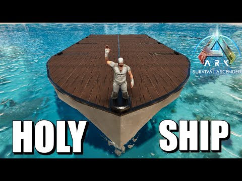 How I Built The BIGGEST Boat In Ark (Klinger Additional Ferry Boats Review)