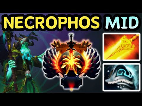 🔥 NECROPHOS MID UNKILLABLE AND UNIGNORABLE | DOTA 2 GAMEPLAY 🔥