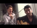 Me and Justin Baldoni improvising a song 