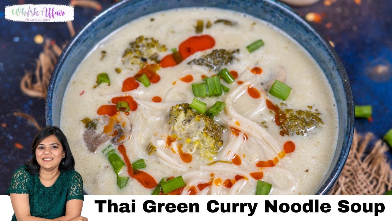 Thai curry noodle soup video thumbnail