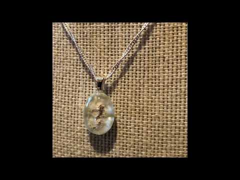 Fused Glass Memorial Jewelry Using Cremains