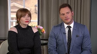 Chris Pratt and Bryce Dallas Howard on physical challenges of Jurassic World: Fallen Kingdom video
