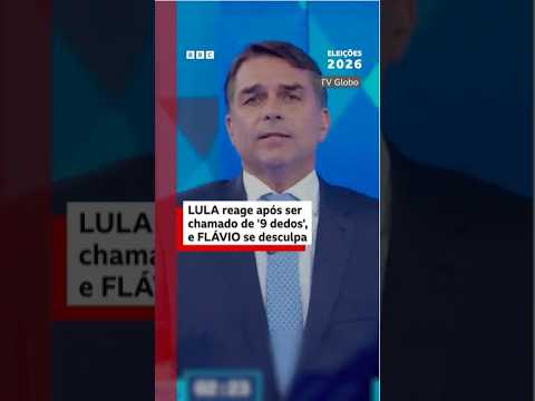 Lula reage ao ser chamado de ‘9 dedos’ e Flávio se desculpa