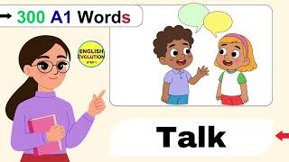 Learn English: 300+ A1 English Vocabularies for beginners.