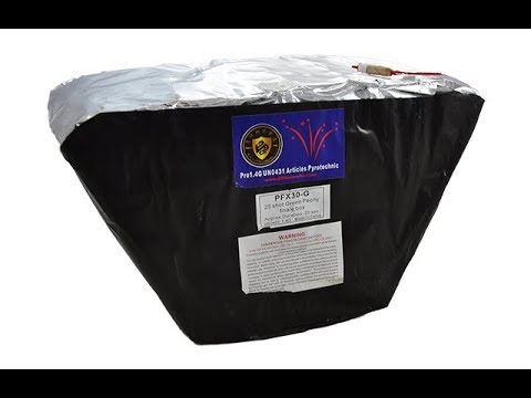 PFX30G 25 SHOT GREEN PEONY FINALE BOX - DOMINATOR FIREWORKS PRO