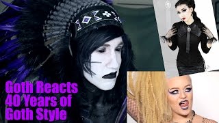 Goth Reacts to 40 Years of Goth Style (in under 4 minutes)