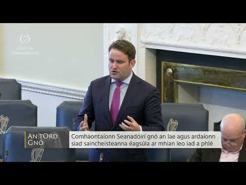 Senator John McGahon- speech from 15 Jul 2024