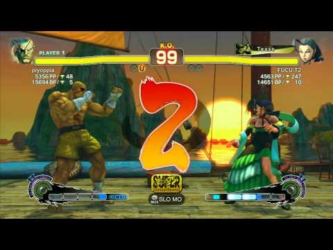 AFG (Sagat) vs FUCU T2 (Rose) - SSF4 Arcade Edition Xbox Live Ranked Match