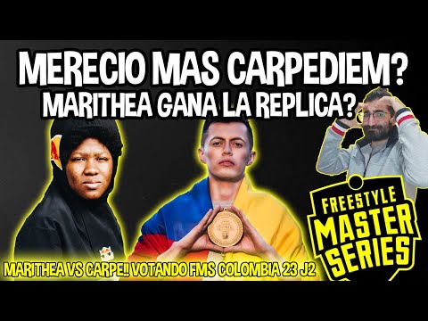 "MARITHEA VS CARPEDIEM" VOTANDO #FMSCOLOMBIA 2023 Jornada 2 (REACCION)