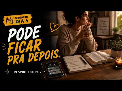 O Que Pode Esperar Enquanto Você Descansa? | Desafio Respire Outra Vez