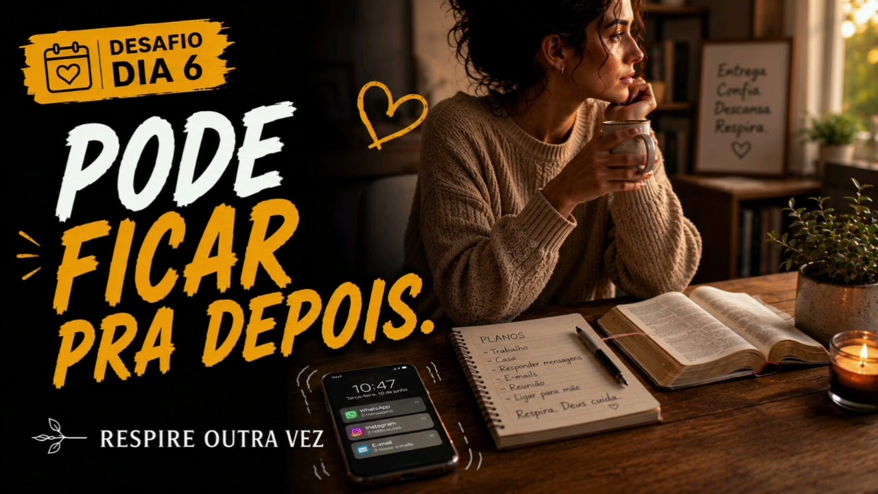O Que Pode Esperar Enquanto Você Descansa? | Desafio Respire Outra Vez