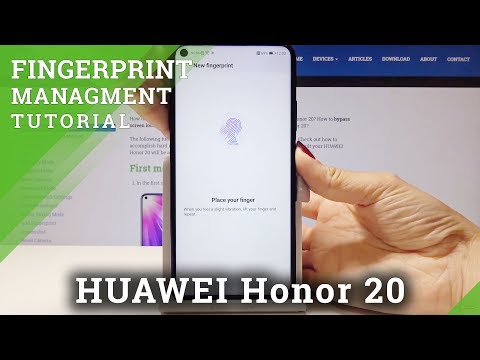 How to Add Fingerprint in HUAWEI Honor 20 - Set Up Fingerprint