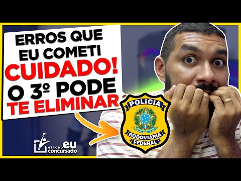 😱 3 ERROS Que Cometi na RETA FINAL PRF (O 3º PODERIA ME ELIMINAR)