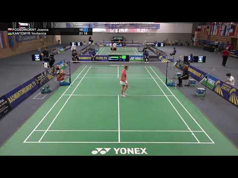 Retirement - Joanna Podedworny vs Yevheniia Kantemyr - WS, SF, EU17C21