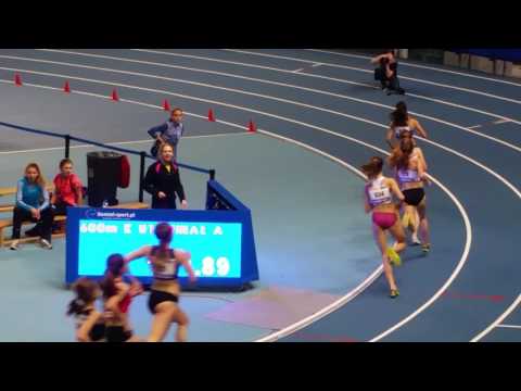 Halowe Mistrzostwa Polski 2017 Toruń 600m-Kobiet U18