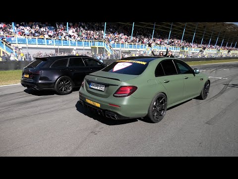 BRABUS 800 E63S Sedan 4.0L V8 BiTurbo vs 650HP Audi RS3 Stage 4 vs. Audi RS6 (C7) vs. Audi E-Tron GT