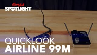 Video thumbnail for Samson Airline 99M Fitness Headset | Quicklook by Sam Ash Direct