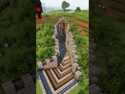 Minecraft:- Cave House Building Time-lapse.#shorts