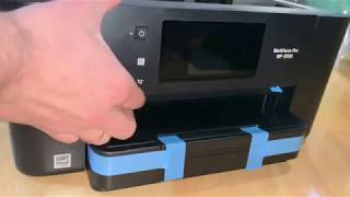 Epson Drucker WorkForce Pro WF-3720DWF Tintenstrahl-Multifunktionsgerät unboxing und einrichten