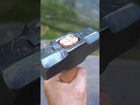 The perfect way to install a hammer handle that you should know! #perfect #hammer #shorts #diy