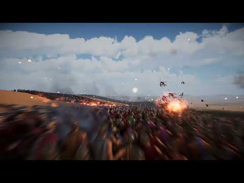 400K Spartans Romans Persians & Knights vs. 22K Redcoats Archers & Catapults  UEBS2