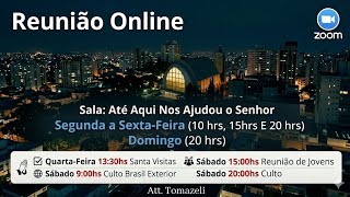🙏 SANTO CULTO A DEUS –Transmissão Ao Vivo | Sala: Até Aqui Nos Ajudou o Senhor (01/10/2026 - 10h)🇧