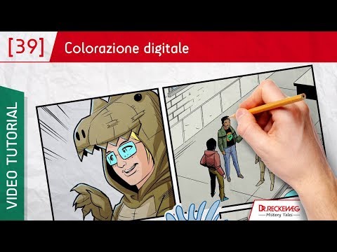 Colorare una tavola - Come creare un fumetto