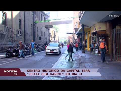 Sexta sem carro: centro histórico da capital de SP será interditado