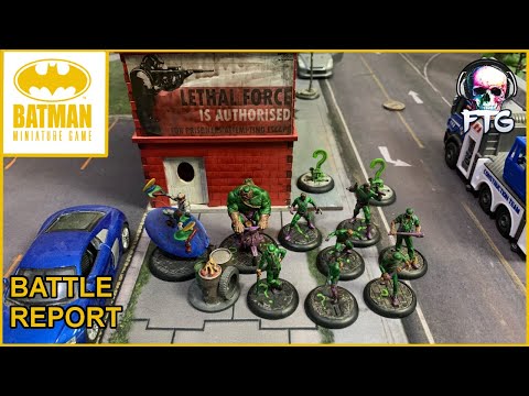 Batman Miniature Game - The Riddler VS Two-Face