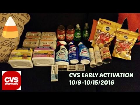 CVS EARLY ACTIVATION DEALS FOR THE WEEK OF 10/9-10/15/2016