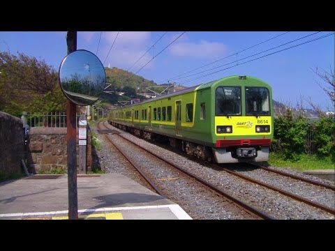 DART Train number 8614 - Killiney Station, Dublin