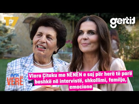 Vlora Çitaku me NËNËN e saj për herë të parë bashkë në intervistë,  shkollimi, familja, emocione T7