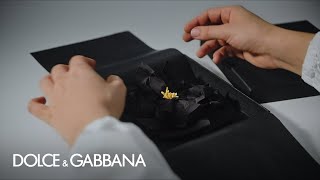 Dolce & Gabbana #DGFattoAMano: Floral Poplin Brooch