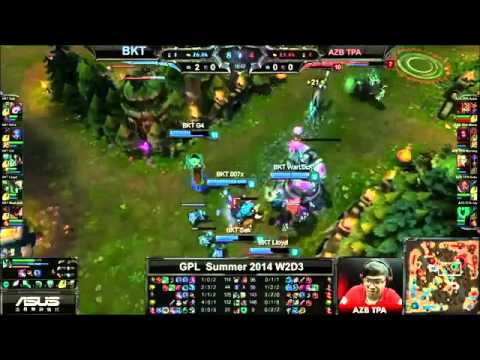 BKT Lloyd Twitch VS TPA Bebe Lucian Highlights   2014 GPL Summer W2D2 MUST SEE