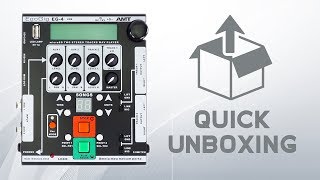 Video thumbnail for AMT EgoGig EG-4 - 4-channel WAV Player & monitor mixer (quick unboxing / no talking) by AMT Electronics
