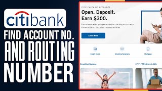 How To Find Account Number And Routing Number On Citibank App (2024 Update)
