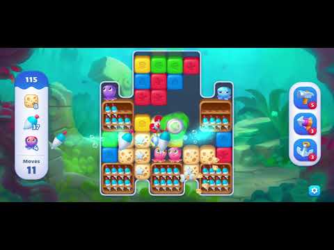 FISHDOM BLAST LEVEL 115 ~ No boosters