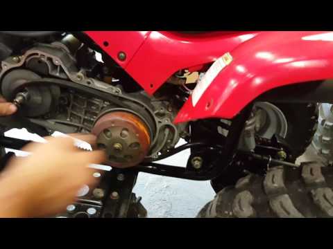 Speed collar removal for Arctic Cat DVX 90 - FASTER!