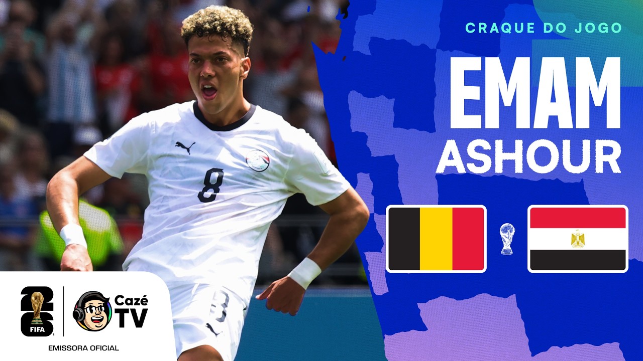 ELE É ONIPRESENTE! TODOS OS LANCES DE EMAM ASHOUR EM BÉLGICA X EGITO | COPA DO MUNDO | 1ª RODADA
