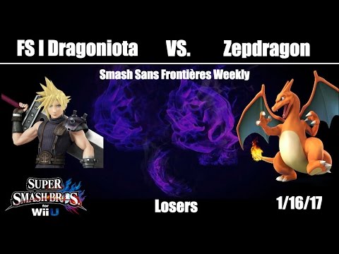 SSF Weekly Smash 4 - FS | Dragoniota (Cloud) vs Zepdragon (Charizard) - SSB4