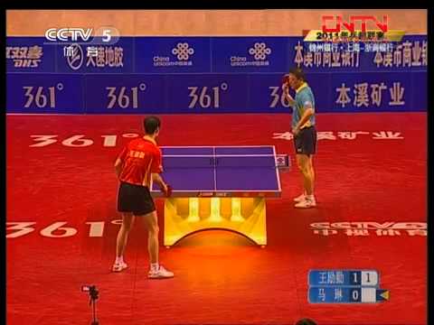 2011 China Super League @CCTV : Jinzhou -  Zhejiang [M2] WANG Liqin - MA Lin [Full Match 1/3]