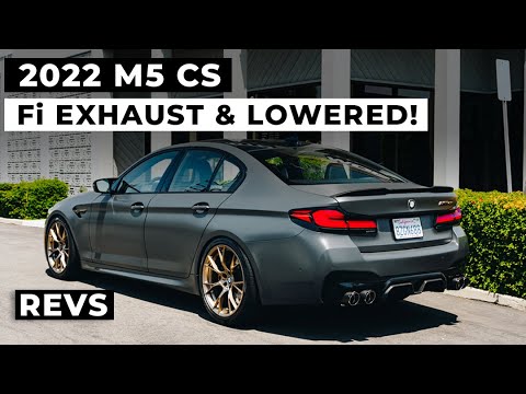 2022 BMW M5 CS w/ Valvetronic Fi Exhaust & Lowered on H&R Springs!