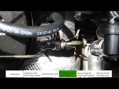 How to change clutch master cylinder ford transit