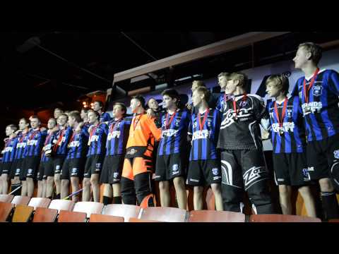 Helsingborg firar segern i Gothia Innebandycup