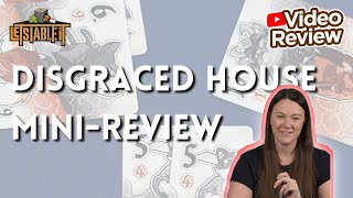Disgraced House Card Game Review | Mini Review of a Unique Trick-Taking Game 🎴✨