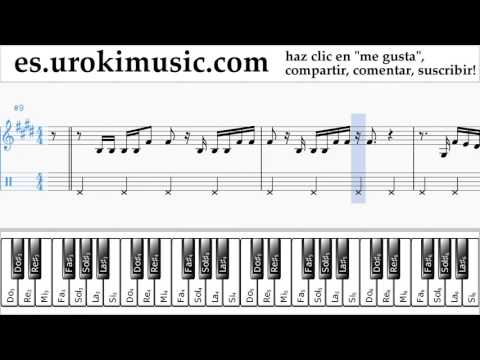 Tutorial de Piano (mano derecha) Romeo Santos, Daddy Yanke, Nicky Jam - Bella y Sensual Clases